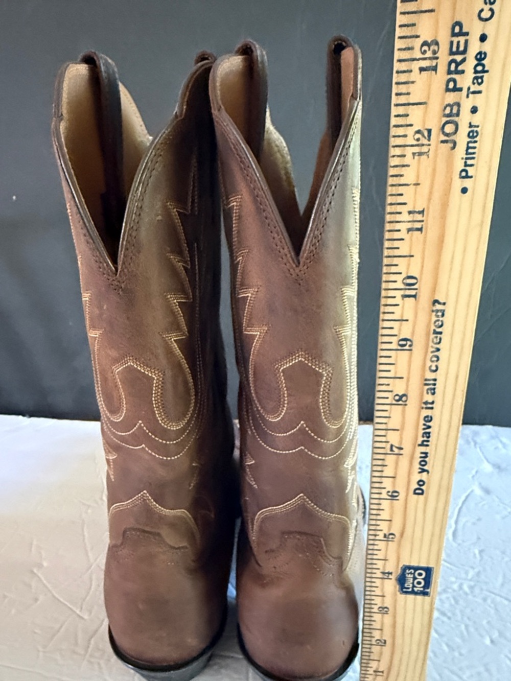 ARIAT Women’s 10 Heritage R Toe Western Boots Distressed Brown Coastal Cowgirl - Picture 13 of 15